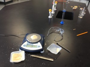 How NOT to determine the mass of a sample. 