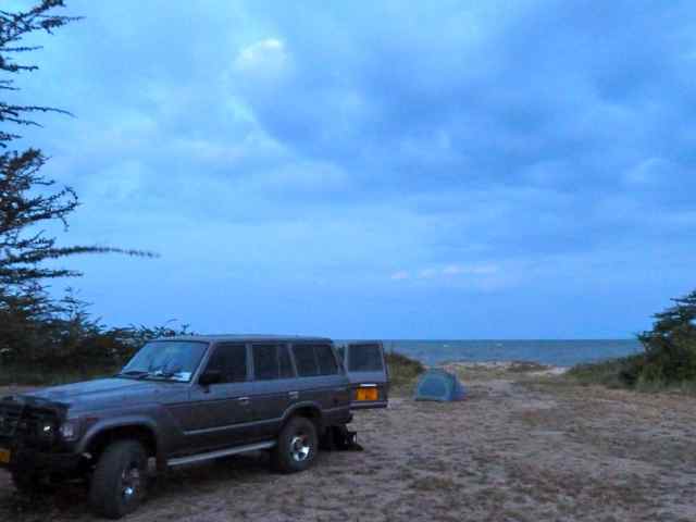 Saadani beach camping, June 2013